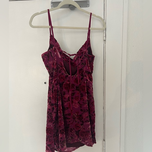 Velvet Roses Mini Dress - Picture 5 of 6